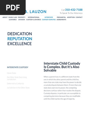 Interstate Custody Disputes | Los Angeles Interstate Custody Disputes Attorney | Interstate Child Custody Arrangement