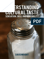 David Wright - Understanding Cultural Taste - Sensation, Skill and Sensibility-Palgrave Macmillan (2015)