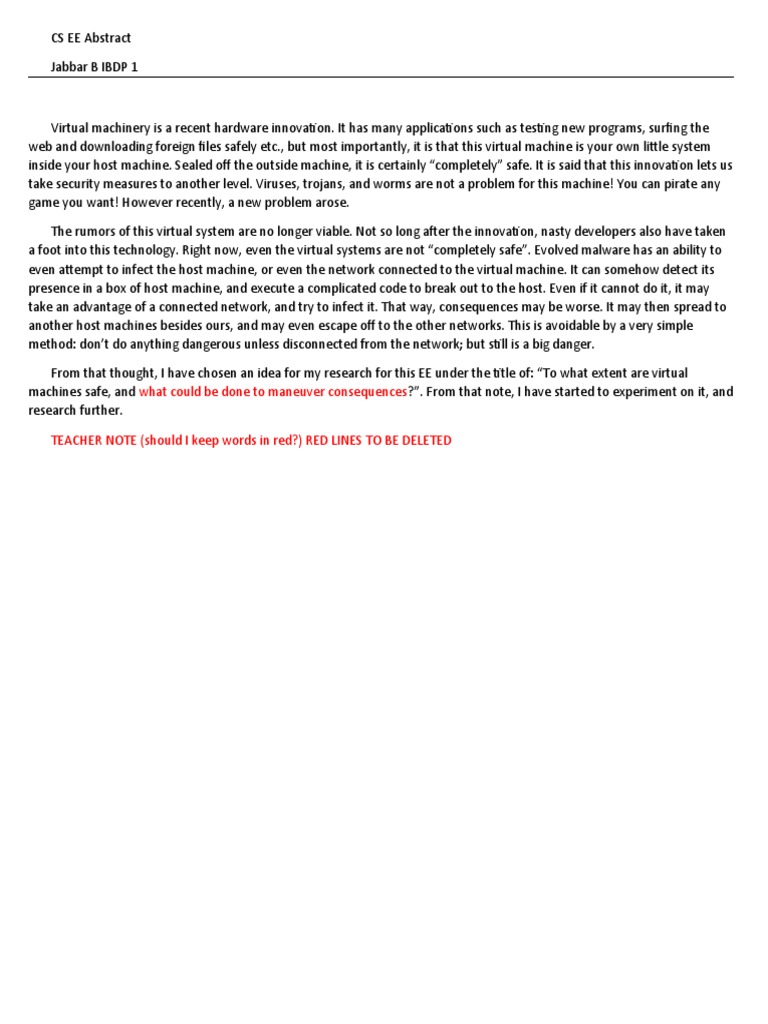 Virtual Machine Security Risks Explained | PDF | Games & Activities