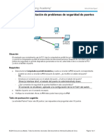 5.2.2.8 Packet Tracer - Troubleshooting Switch Port Security Instructions 