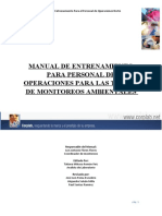 Manual de Entrenamiento para Personal de Operaciones