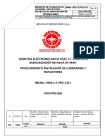 CCCC-PRO-3221 - PROCEDIMIENTO INSTALACION DE LUMINARIAS Y REFLECTORES.doc