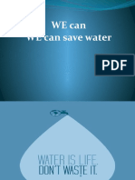 WE Can WE Can Save Water
