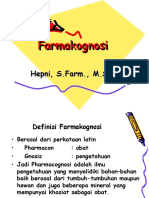 Farmakognosi I