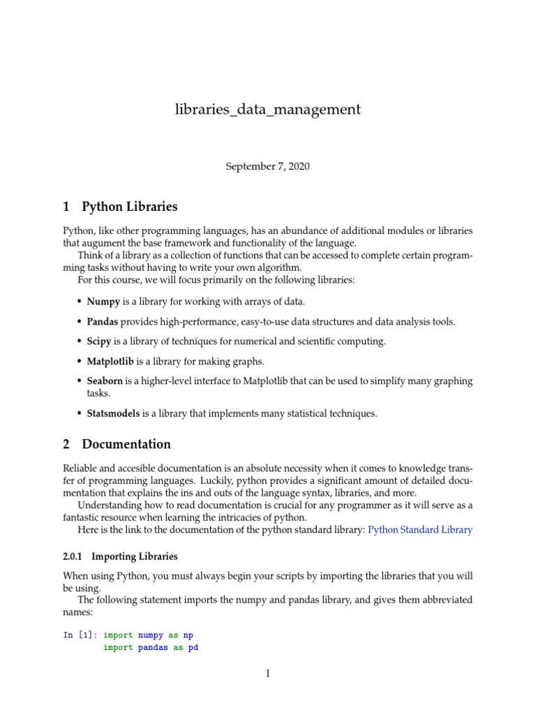 Utf-8''libraries Data Management | PDF | Comma Separated Values ...
