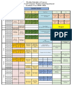 Weekly Schedule of Courses Electrical and Computer Engineering Department Academic Year 2020 - 2021