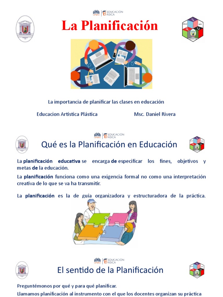 Importancia de la Planificación Educativa | PDF | Planificación ...