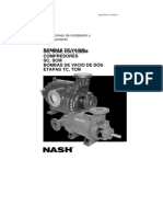 Instrucciones de instalación y mantenimiento bomba vacio Nash SC
