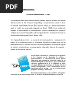 TALLER COMPRENSIÓN LECTORA MANYELY