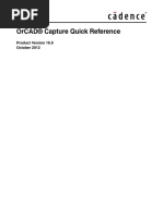 Orcad® Capture Quick Reference: Product Version 16.6 October 2012