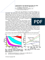 Ion Detection Efficiency of Microchannel Plates: 20 KV 20 KV