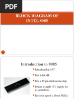 Block Diagram of 8085