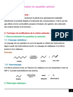 Modification Du Squelette Carbone Cours 1