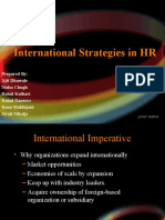 International Strategies in HR