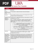 Ed508 5e Lesson Plan - Solid Shapes