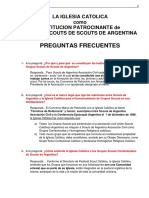 Preguntas Frecuentes Sobre LA IGLESIA CATOLICA INSTITUCION PATROCINANTE