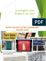 Mehrsprachigkeit Oder Englisch Für Alle