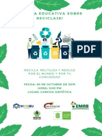 ¡GRAN JORNADA SOBRE RECICLAJE! CAMPO MADRID