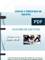 Influencia y Procesos de Grupos