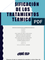 Clasificación de Los Tratamientos Térmicos