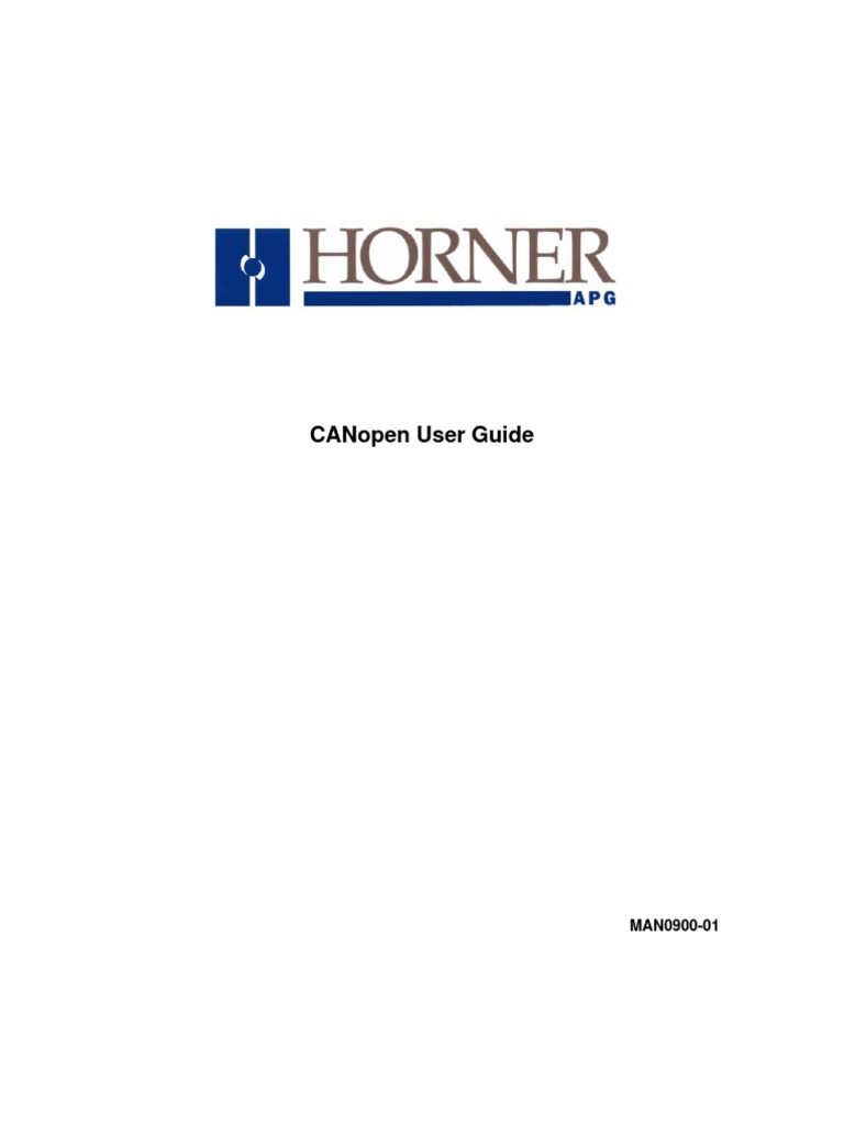 CANopen User Guide | PDF | Communications Protocols | Computer Networking