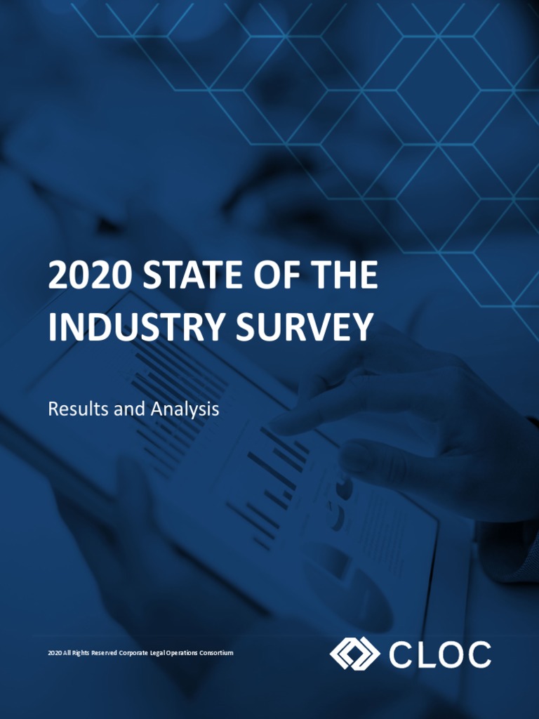 CLOC 2020 State of The Industry Survey Report | PDF | Economies | Business