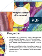 Pertemuan 7 - Kelatometri (Kompleksometri)