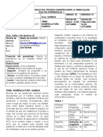 Guia Taller1 (IV) Nomenclatura Quimica 10 Grado.