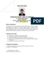 Hoja de Vida Charles