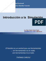 Simulacion - Sesion 01 Introduccion A La Simulacion