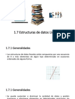 1.7 Estructuras de Datos Lineales