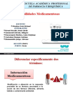 Incompatibilidad Medicamentosa.