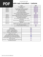 Programmable Logic Controllers - Lectures: Topic PDF