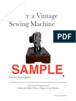 R4 - Restore A VIntage Sewing Machine Guide Sample PDF