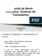 Apresentação- Protocolo de Morte Encefálica- legislação