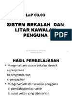 Pemasangan Elektrik Fasa Tunggal - LnP03.03