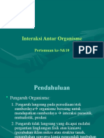 Kuliah 9-10a - Interaksi Antar Organisme