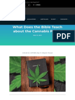 Equip Org Bible Teach Cannabis Plant