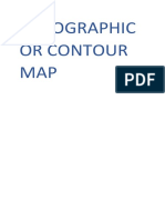 Topographic or Contour Map