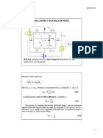 Hall Field and Gives Rise To A Hall Voltage (V) Between The Top