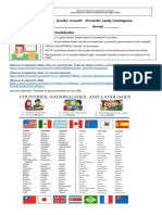 Cuarto Taller 2 Paises y Nacionalidades PDF