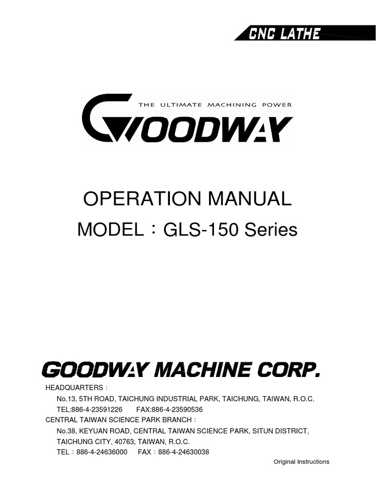 Gls-150 Operation Manual 16ver | PDF | Switch | Power Supply