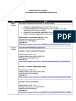 Orientation Programme Tentative