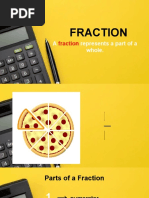 Fraction: A Represents A Part of A Whole