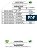 Jadwal Kesling TB Dan HIV