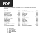 Quiz 1 - Balance Sheet