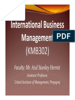 Unit 1 Notes - International Business Management - KMB302