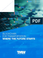 Blockchain For Transportation:: Where The Future Starts