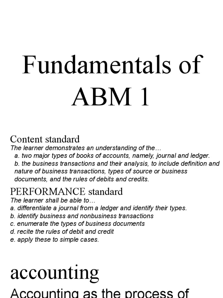 Understanding Accounting Fundamentals An Introduction to the Accounting Cycle and Key Concepts