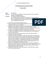 Communication Styles Lesson PDF
